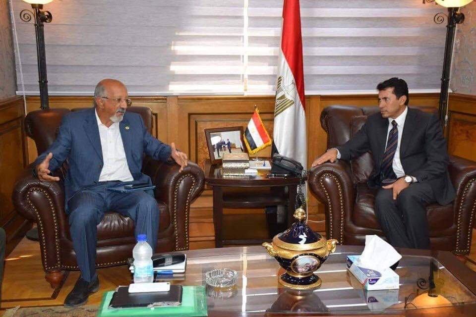 وزير الرياضة ينجح في اعادة مصر الي المشاركة في بطولة العالم لكرة السرعة