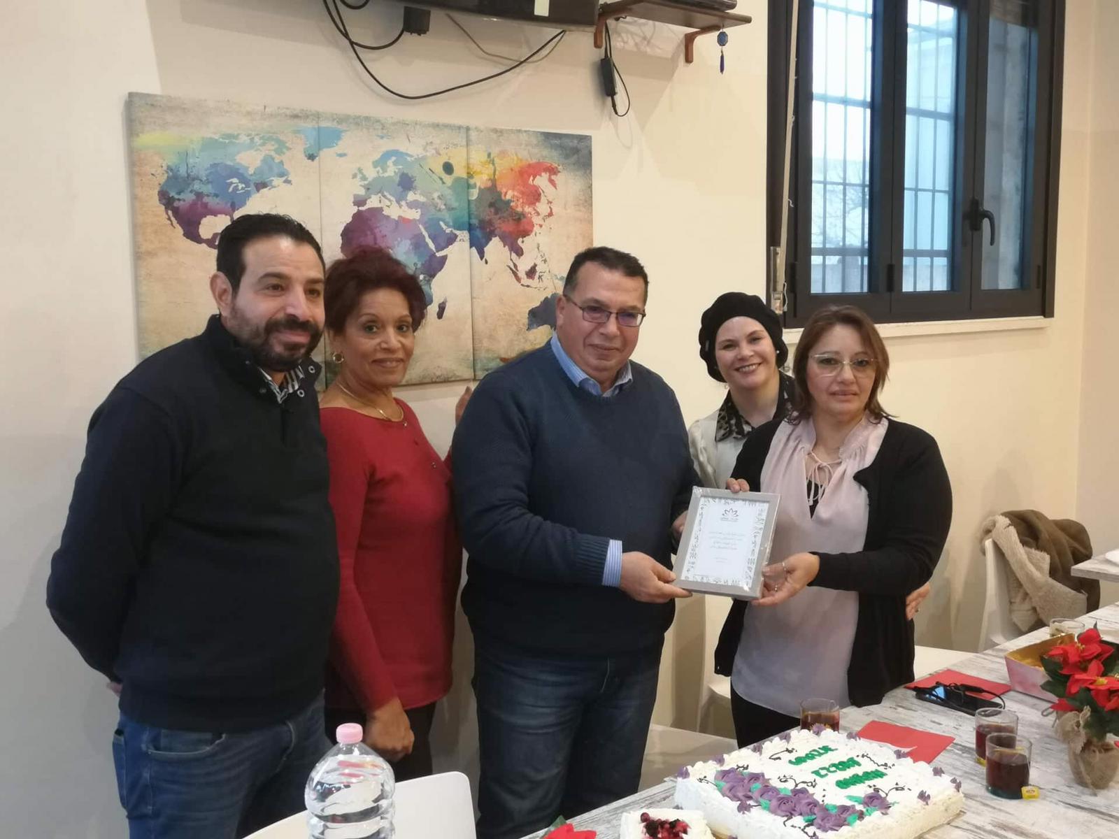تكريم المستشار العمالي بإيطاليا لجهودها في تحسين ورعاية أوضاع العمالة المصرية
