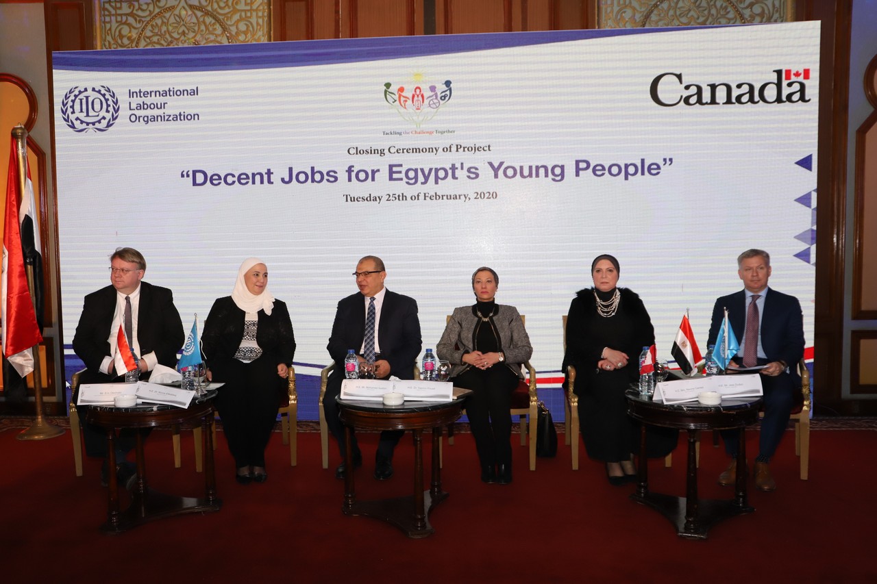 4 وزراء في ختام مشروع “وظائف لائقة لشباب مصر”: